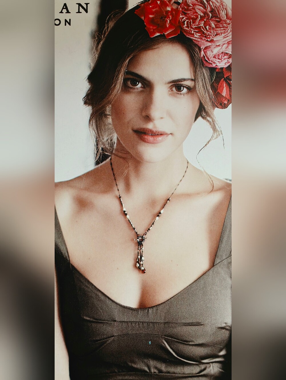 Peruvian Connection Candelight lariat chain Necklace 18" semiprecious stones$199